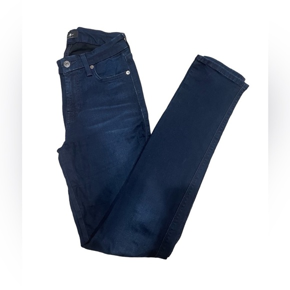 7 For All Mankind Denim - 7 for all Mankind Kimmie Straight Dark Wash Jeans